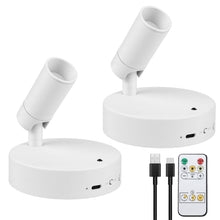 Carica l'immagine nel visualizzatore di Gallery, Dehobo Faretto LED Wireless Ricaricabile da 4000 mAh – Lampada da Parete Ricaricabile Per Interni con Tre Colori, Lumino