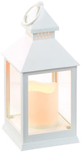 Carica l'immagine nel visualizzatore di Gallery, Lunartec Candle Lights - Lampada da cimitero a LED con Timer: Lanterna con Candela LED tremolante, Timer, Funzionamento 