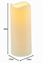 Carica l'immagine nel visualizzatore di Gallery, Lights4fun Candela Solare a LED Senza Fiamma di 18 cm Impermeabile Decorazione per Esterni