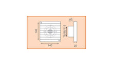 Carica l'immagine nel visualizzatore di Gallery, Aspiratore da Parete Ø 80mm ad Aspirazione Assiale - T80 - LUX 102