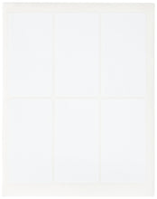 Carica l'immagine nel visualizzatore di Gallery, Alevar 60 Etichette Adesive Multiuso con Angoli Arrotondati, Formato 70x37 mm, 6 Etichette Bianche per Foglio, Confezione da 10 Fogli
