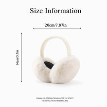 Carica l'immagine nel visualizzatore di Gallery, Bcenoilua Paraorecchie Invernali da Donna Pieghevoli Paraorecchie Peluche Termiche Protezione Moda Accessori Esterno di Inverno