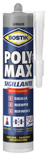 Carica l'immagine nel visualizzatore di Gallery, Bostik Poly Max Sigillante Grigio - sigillante universale permanentemente elastico e verniciabile, non ritira e resiste 