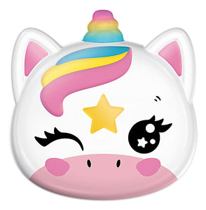 Clementoni Trousse Trucchi Bambina Crazy Chic - Lovely Eyeshadow: Unicorno, Set Ombretti Sicuri e Anallergici, Bambine 6 Anni, Facilmente Lavabile con Acqua, 18805