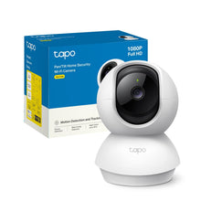 Carica l'immagine nel visualizzatore di Gallery, Tapo C200 Telecamera Wi-Fi Interno FHD, Videocamera sorveglianza, Visione Notturna, 360° Visuale, Audio Bidirezionale, Rilevamento di movimento e notifiche, Allarme acustico e luminoso integrato