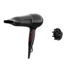 Carica l'immagine nel visualizzatore di Gallery, Rowenta x Karl Lagerfeld CV591L Powerline Asciugacapelli, 2300 W, Boost di Ioni, Impostazione Thermo Control per Proteggere i Capelli, 6 Impostazioni di Velocità/Temperatura