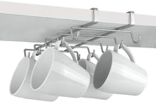 Carica l'immagine nel visualizzatore di Gallery, Metaltex Mensola portabicchieri, rivestito in polietilene, argento, SpiderMug