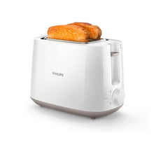Carica l&#39;immagine nel visualizzatore di Gallery, Philips Viva Collection Tostapane, 2 Fette, 8 Impostazioni, Scongelamento e Scalda Brioche Integrato, Leva di Sollevamento, Auto Spegnimento, Bianco (HD2581/00)