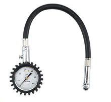 Carica l'immagine nel visualizzatore di Gallery, NUZAMAS Manometro per Pneumatici Premium, Auto per impieghi gravosi e Moto con Mandrini Flessibili - 60 PSI, Dimensioni compatte, Peso Leggero con valvola di Scarico