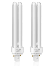 Carica l'immagine nel visualizzatore di Gallery, Bonlux Lampadine G24D-2 18W a 2 Pin, Lampada Fluorescente Compatta Tubo PLC 2U PLC 840 a Risparmio Energetico, 4000K Bia