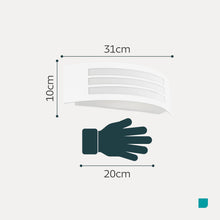Carica l'immagine nel visualizzatore di Gallery, EGLO Leiros - Lampada da parete per esterni, design rettangolare