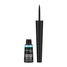 Carica l'immagine nel visualizzatore di Gallery, Rimmel - Eyeliner Waterproof Exaggerate Liquid - Eyeliner ultra definizione Liquido a Lunga Durata - Black