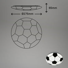 Carica l'immagine nel visualizzatore di Gallery, BRILONER - Lampada da soffitto a LED da calcio, lampada da calcio, lampada da camera per bambini, lampada da soffitto da