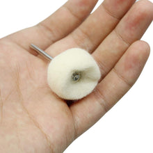 Carica l'immagine nel visualizzatore di Gallery, 25 Pezzi Coton Ruota Lucidatura per Dremel Utensile Rotante