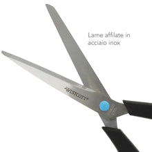 Carica l'immagine nel visualizzatore di Gallery, Westcott Easy Grip Scissors 3 pezzi Nero | Set di 3 forbici universali con impugnatura confortevole | Lama in acciaio inox extra affilata e resistente | Forbici per casa e ufficio | N-90027 00