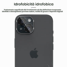 Carica l'immagine nel visualizzatore di Gallery, per iPhone 15 /iPhone 15 Plus Camera Vetro temperato, Anti Graffi HD Trasparenza Fotocamera Protettiva Screen Protector 