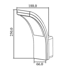 Carica l'immagine nel visualizzatore di Gallery, Maclean MCE343 Lampada da Facciata LED Esterno Elegante Risparmio Energetico Resistente Condizioni Atmosferiche IP54 400