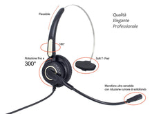Carica l'immagine nel visualizzatore di Gallery, LEDLUX 1 Pezzo Cuffia Monoaurale Con USB Microfono Auricolare Professionale Per PC Notebook Aziendale Ufficio Call Cente