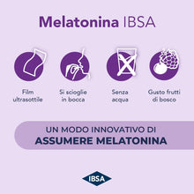 Carica l'immagine nel visualizzatore di Gallery, IBSA Melatonina 1 mg, 30 Film Orodispersibili