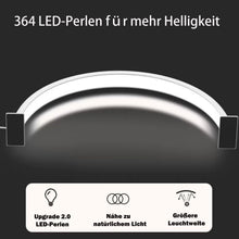 Carica l'immagine nel visualizzatore di Gallery, AiPaiTe L52 cm, altezza 30 cm, lampada a mezzaluna, taglio ciglia, lampada da tavolo, lampada da lettura, lampada da tavolo per unghie, illuminazione interna, lampada da tavolo, lampada da lettura per