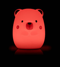 Carica l'immagine nel visualizzatore di Gallery, Jané Yum Bear Big Luce Notturna Bambino, Lampada Portatile, USB Ricaricabile, 9 Colori, Touch, Silicone Morbido, Orsetto