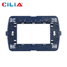Carica l'immagine nel visualizzatore di Gallery, ClLlA Supporto in Plastica per Interruttori e Prese,Supporto compatibile Con Living Light e Living International, Suppor