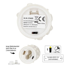 Carica l'immagine nel visualizzatore di Gallery, Ideen mit Herz Candele a LED con rivestimento in vera cera, 2 pezzi, color crema, Natale, bianco caldo, effetto fiamma r