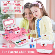 Carica l'immagine nel visualizzatore di Gallery, Trucchi Bambina Set, 55 pezzi Trucchi Bambina Anallergici, Lavabile Set Di Trucchi Per Bambini, Valigetta Trucchi Bambina, Giochi Bambina Natale Compleanno Regalo Bambina 3 4 5 6 7 8 9 10 Anni