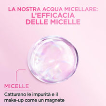 Carica l&#39;immagine nel visualizzatore di Gallery, Garnier SkinActive Acqua Micellare Tutto in 1, Per Pelli Sensibili, 100% del Trucco Rimosso, Pelle Detersa e Idratata per 12H, Senza Residui e Senza Risciacquo, Con Micelle e Glicerina, 400 ml