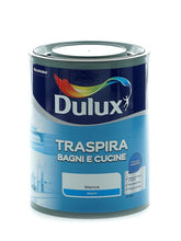 Carica l'immagine nel visualizzatore di Gallery, Dulux Pittura per Interni Traspirante per Forte Umidità e Vapore, Buon Profumo, Ottimo per Cucina e Bagno, 1 Litro, Bian