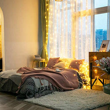 Carica l'immagine nel visualizzatore di Gallery, SUNNOW Tenda Luminosa,300 LED 300 * 300cm 8 Modalità Impermeabile Tenda Luci LED con Telecomando,Luci Fatate per Tende,Catene luminose per Natale,Matrimoni,Camere da letto,Finestre,Interni,Esterni