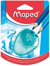 Carica l'immagine nel visualizzatore di Gallery, Maped - Materiale scolastico - Temperamatite I Gloo - Temperamatite con serbatoio - Ha 2 fori per l'affilatura - Dimensioni custodia compatta - 3 diversi modelli