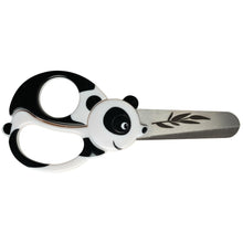 Carica l&#39;immagine nel visualizzatore di Gallery, Fiskars Forbici per bambini a forma di panda, A partire da 4 anni, Lunghezza: 13 cm, Per destrorsi e mancini, Lama in acciaio inossidabile/Impugnature in plastica, Bianco/Nero, 1004613