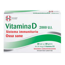 Carica l'immagine nel visualizzatore di Gallery, Matt, Vitamina D 2000 U.I., Integratore Alimentare, 60 Compresse
