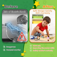 Carica l'immagine nel visualizzatore di Gallery, Ophy Giochi Montessori Busy Board 1 Anno, Bambini Giochi in Legno, Montessori Sensoriale con 9 Interruttori 16 Luci a LED, Giochi Educativi Giocattolo per Bambini 2 3 4 Anni