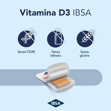 Carica l'immagine nel visualizzatore di Gallery, Vitamina D3 IBSA 1000 UI - 30 Film Orodispersibili