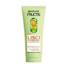 Carica l'immagine nel visualizzatore di Gallery, Garnier Fructis Balsamo, Per Capelli Lisci e Lucenti a Lungo, Effetto Anti-Crespo, Trattamento Lisciante alla Cheratina 