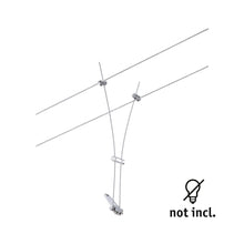 Carica l'immagine nel visualizzatore di Gallery, Paulmann CorDuo, punto luce singolo per sistema di cavi per faretti, 94487, Comet, massima CC: 12V 50 Watt, estensibile,