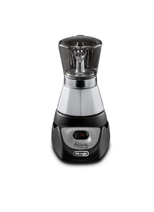 De'Longhi Alicia PLUS EMKM4.B Caffettiera Moka Elettrica 2-4 Tazze, 450 W, Nero/Argento