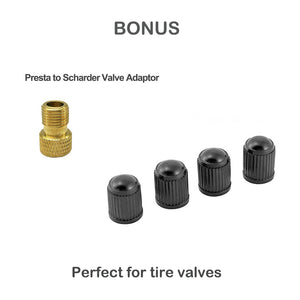 Manometro Pressione Gomme,ATsafepro Manometro pneumatici 4 bar 60psi certificato ANSI B40.1 preciso con ampio quadrante luminoso 2" Manometro meccanico professionale per moto, auto, camion