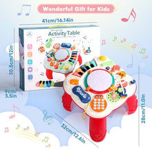 Carica l&#39;immagine nel visualizzatore di Gallery, Giochi Bambini 1 Anno - Tavolo Multiattivita Bambini con Suoni e Luci Giochi Montessori 1 Anno Tavolino Bambini Gioco Bimbo Interattivo 1 Anno Strumenti Musicali Bambini Regalo Bimba Bimbo 1 2 3 Anno