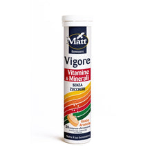 Carica l'immagine nel visualizzatore di Gallery, Matt, Vigore Integratore Multivitaminico e Multiminerale, 20 Compresse