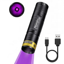 Carica l'immagine nel visualizzatore di Gallery, Alonefire SV110 Torcia UV LED Piccolo Professionale 365nm USB C Ricaricabile Mini Lampada Ultravioletti per Resina, Pesc