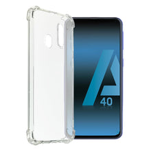 Carica l'immagine nel visualizzatore di Gallery, Cover Trasparente per Samsung Galaxy A40, Custodia Resistente in TPU, Anti Urto con Angoli Rinforzati, Protezione Bordi 