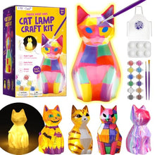 Carica l'immagine nel visualizzatore di Gallery, DIY-LAOESE Kit Lampada Gatto 3D Set Pittura Giocattolo Bambini, Giochi Creativi bambina 6 7 8-12 Anni, Creativi Gadget Compleanno Cat bambini, Idee Regalo Bambina 3 4 5 6 7 8 9 10 11 12+ Anni