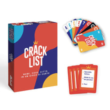 Carica l&#39;immagine nel visualizzatore di Gallery, CRACK LIST I Divertente Gioco da Tavolo per Tutta la Famiglia I Gioco di Carte I 2-8 Giocatori I 10+Anni I Durata media: 30 min I Gioco di Società per li Amici I Italian