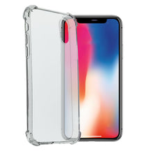 Carica l'immagine nel visualizzatore di Gallery, Cover Trasparente per iPhone XS/iPhone X, Custodia Resistente in TPU, Anti Urto con Angoli Rinforzati, Protezione Bordi 