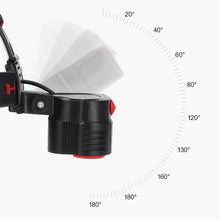 Carica l'immagine nel visualizzatore di Gallery, MAKA Torcia Frontale Led Potente 5 Luci 100000 ore Luminosa 4 Modalità Illuminazione Torcia Da Testa Impermeabile Ricaricabile 15000 Lm Campeggio Pesca Ciclismo Arrampicata Lavoro