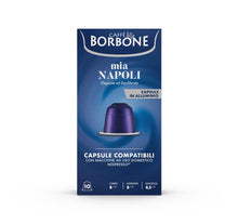 Carica l'immagine nel visualizzatore di Gallery, Caffè Borbone Miscela Mia Napoli - 100 Capsule ALLUMINIO (10 confezioni da 10) - Compatibili con le Macchine ad uso domestico Nespresso*