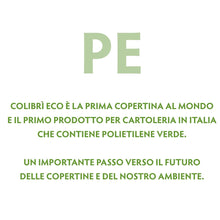 Carica l&#39;immagine nel visualizzatore di Gallery, Favorit Colibrì Copriquaderni Coprenti Formato Set da 10 Pezzi Formato A4, 2 Pezzi x Rosso + Blu + Giallo + Azzurro + Verde Scuro Prodotto Bio